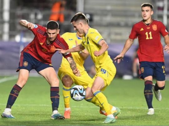 Україна U21 на&nbsp;90-й хвилині не&nbsp;втримала перемогу над Іспанією на&nbsp;Євро-2023: відеоогляд матчу
